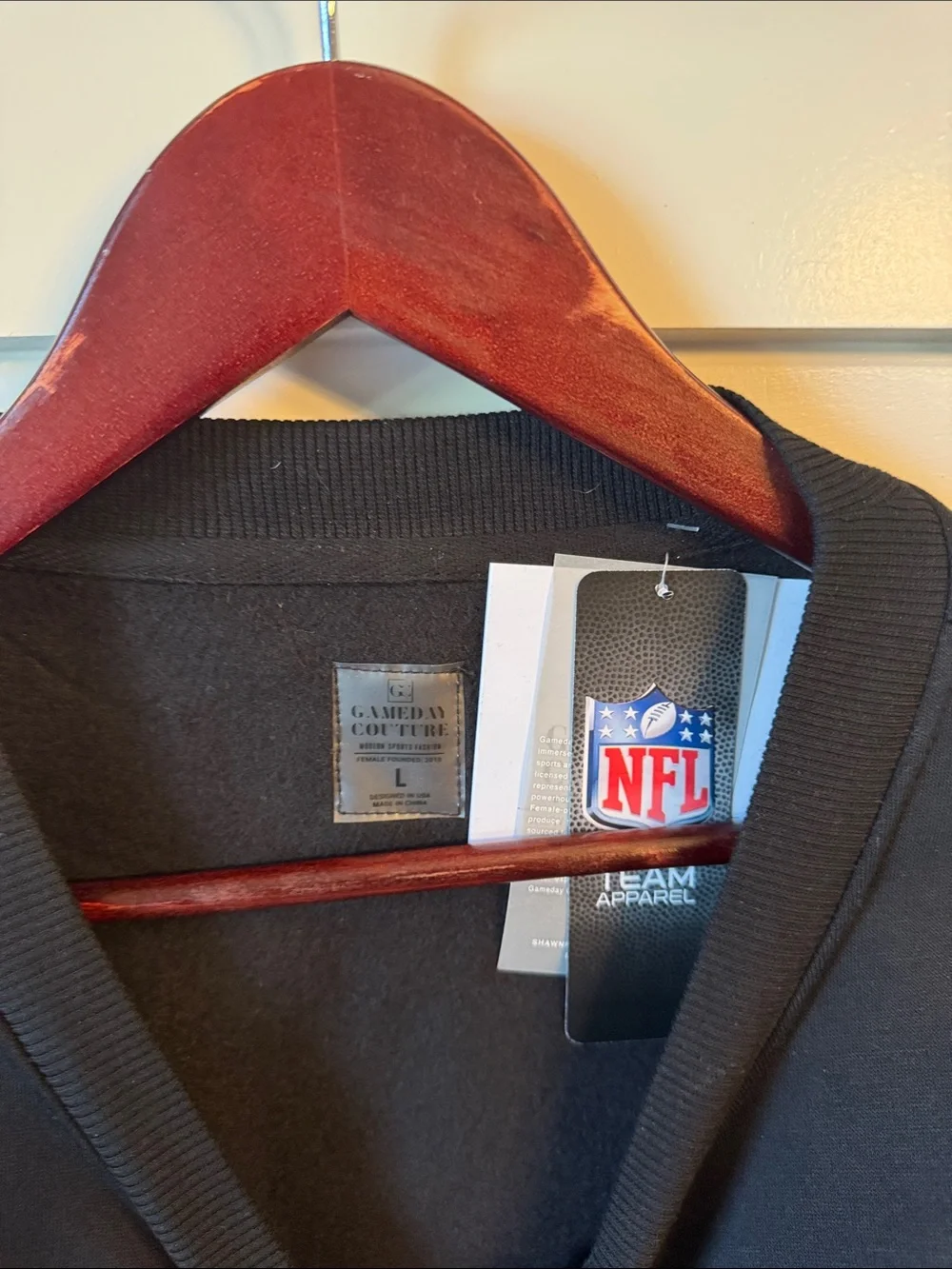 Cincinnati Bengals Black Crewneck Sweatshirt - Official NFL Team Sweater